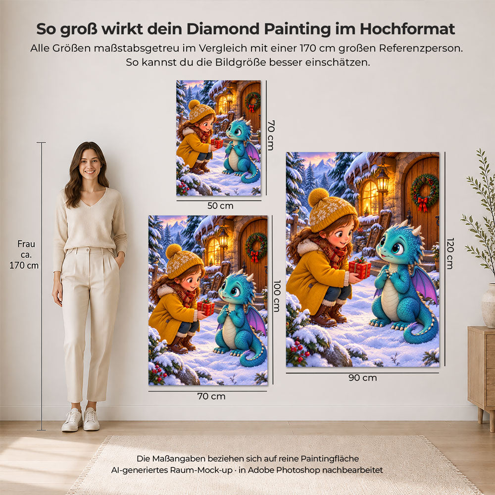 5D Diamond Painting – Ein Weihnachtsgeschenk für den kleinen Drachen