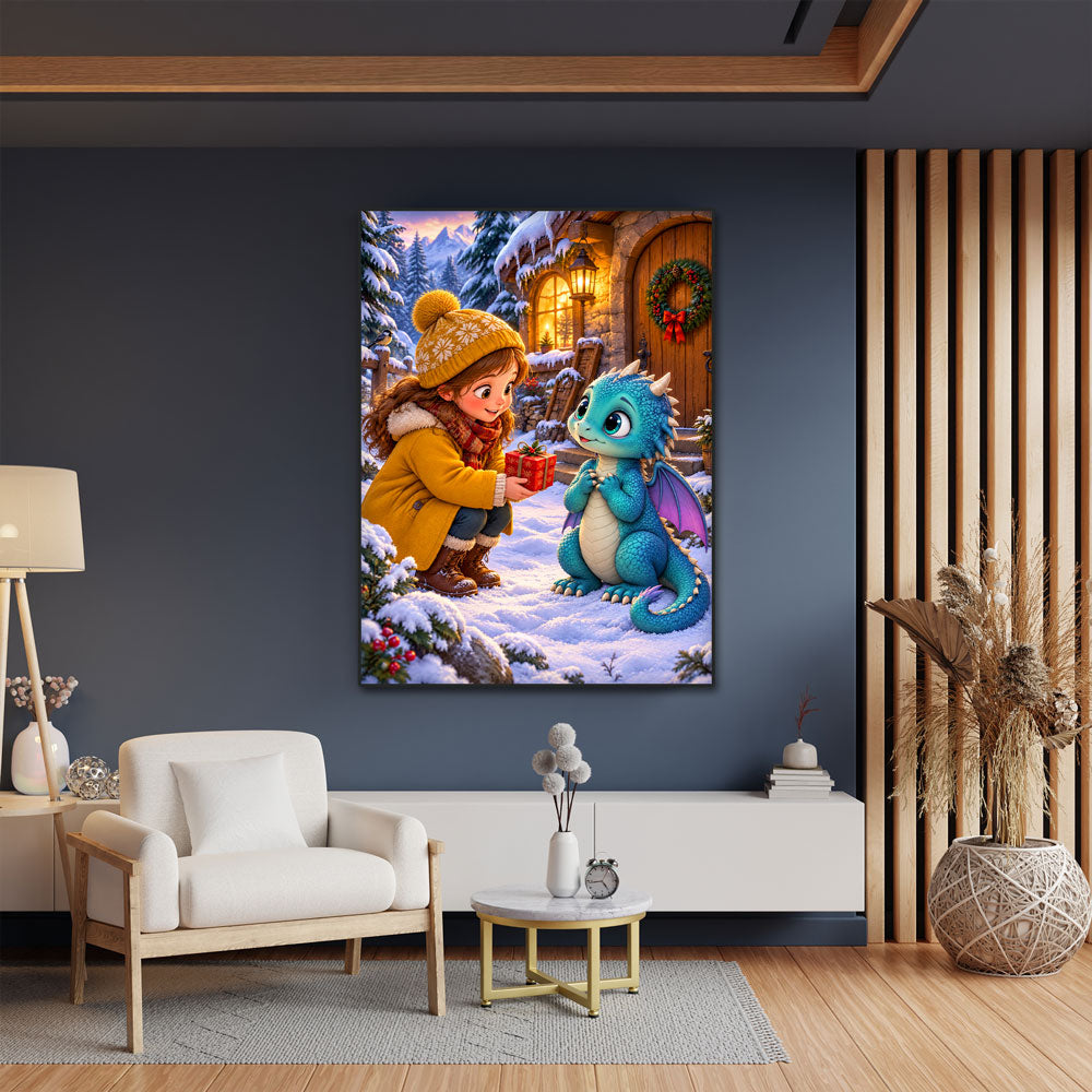 5D Diamond Painting – Ein Weihnachtsgeschenk für den kleinen Drachen