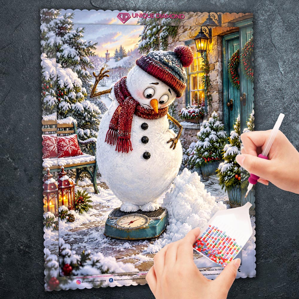 5D Diamond Painting – Ein paar Flocken zu viel