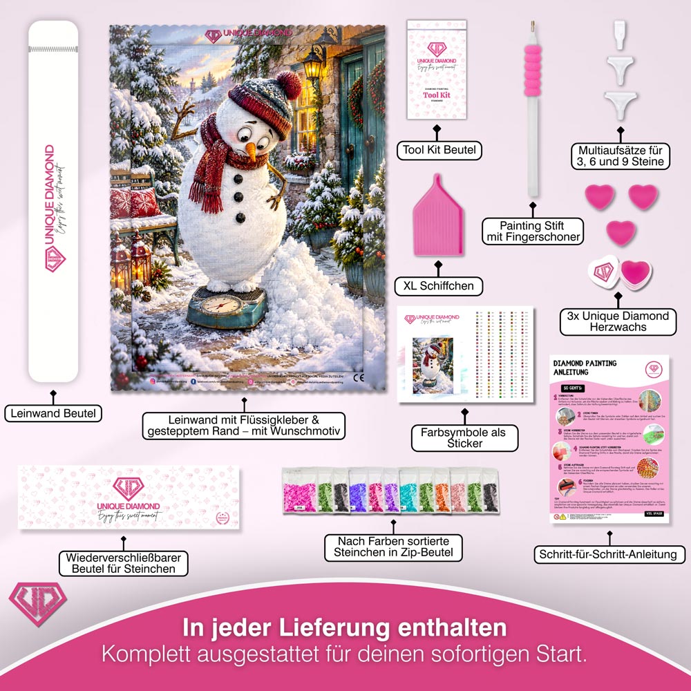 5D Diamond Painting – Ein paar Flocken zu viel