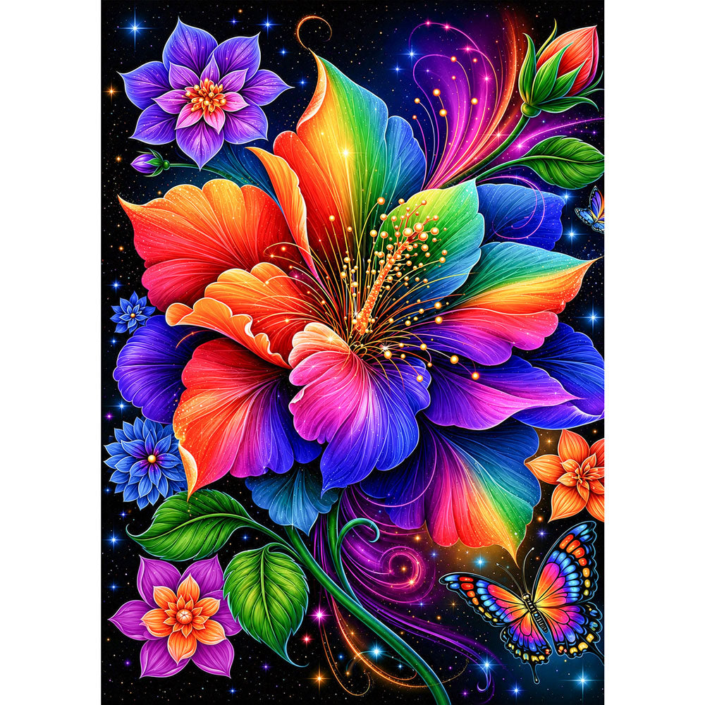 5D Diamond Painting – Elara Feuerwerk der Blüten | Unique Diamond