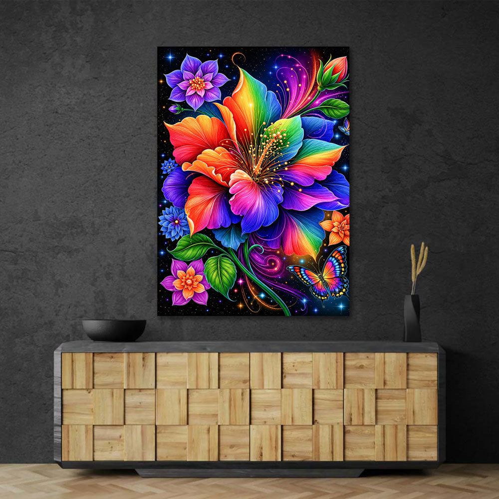 5D Diamond Painting – Elara Feuerwerk der Blüten