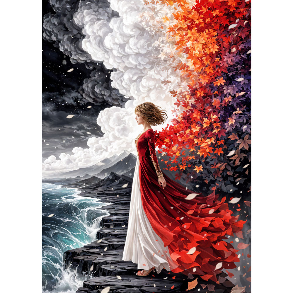 5D Diamond Painting – Elara Flamme der Wandlung, Unique-Diamond