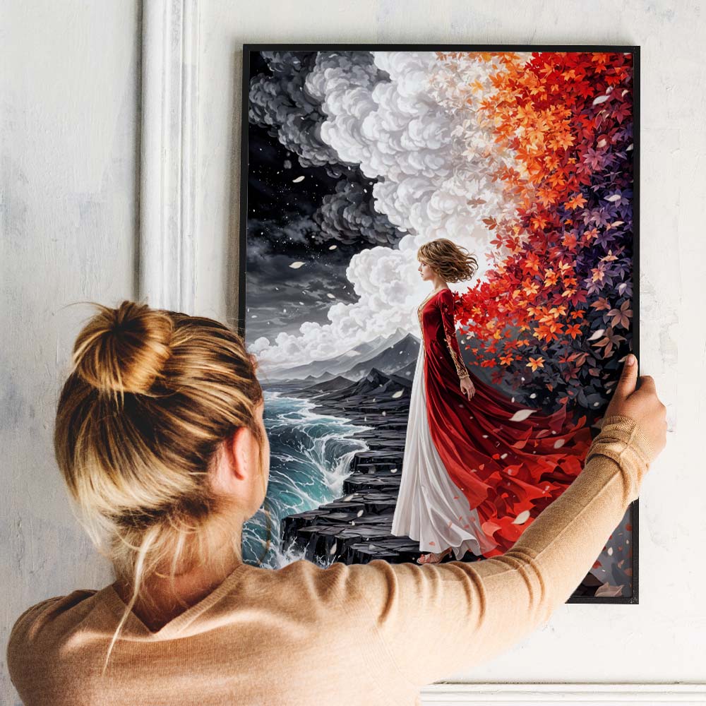 5D Diamond Painting – Elara Flamme der Wandlung