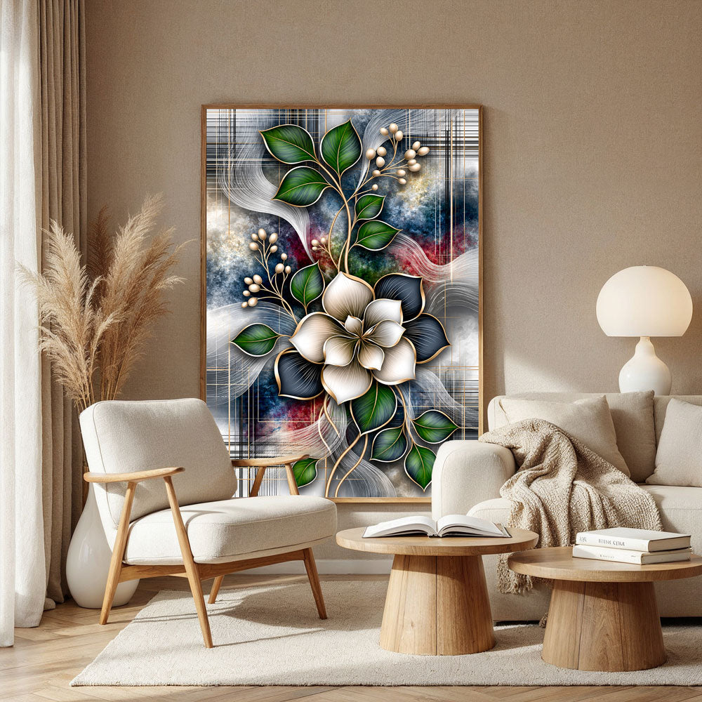 5D Diamond Painting – Elara im Seidengarten