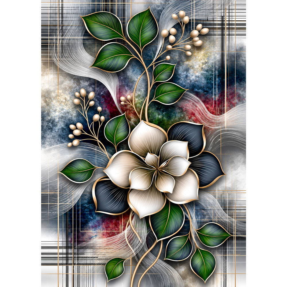 5D Diamond Painting – Elara im Seidengarten | Unique Diamond