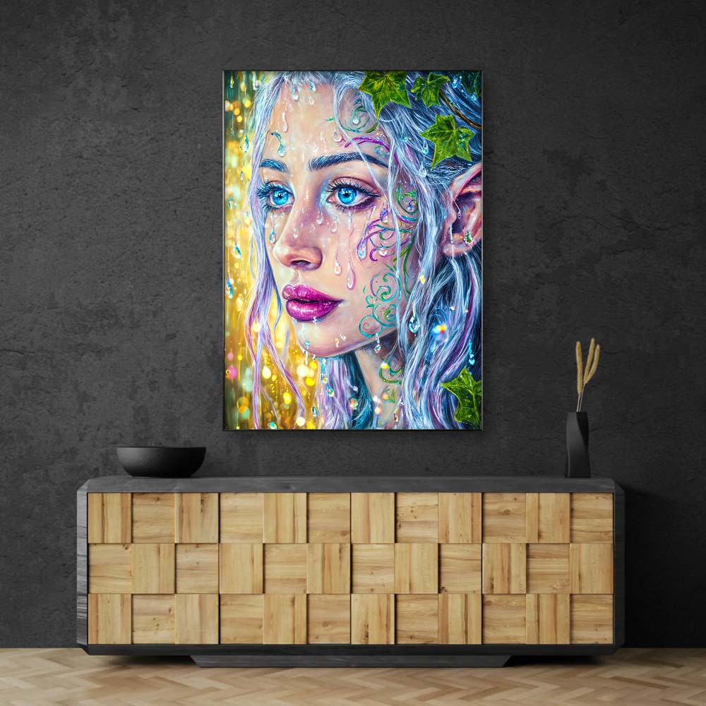 5D Diamond Painting – Elara, die Tränenelfe