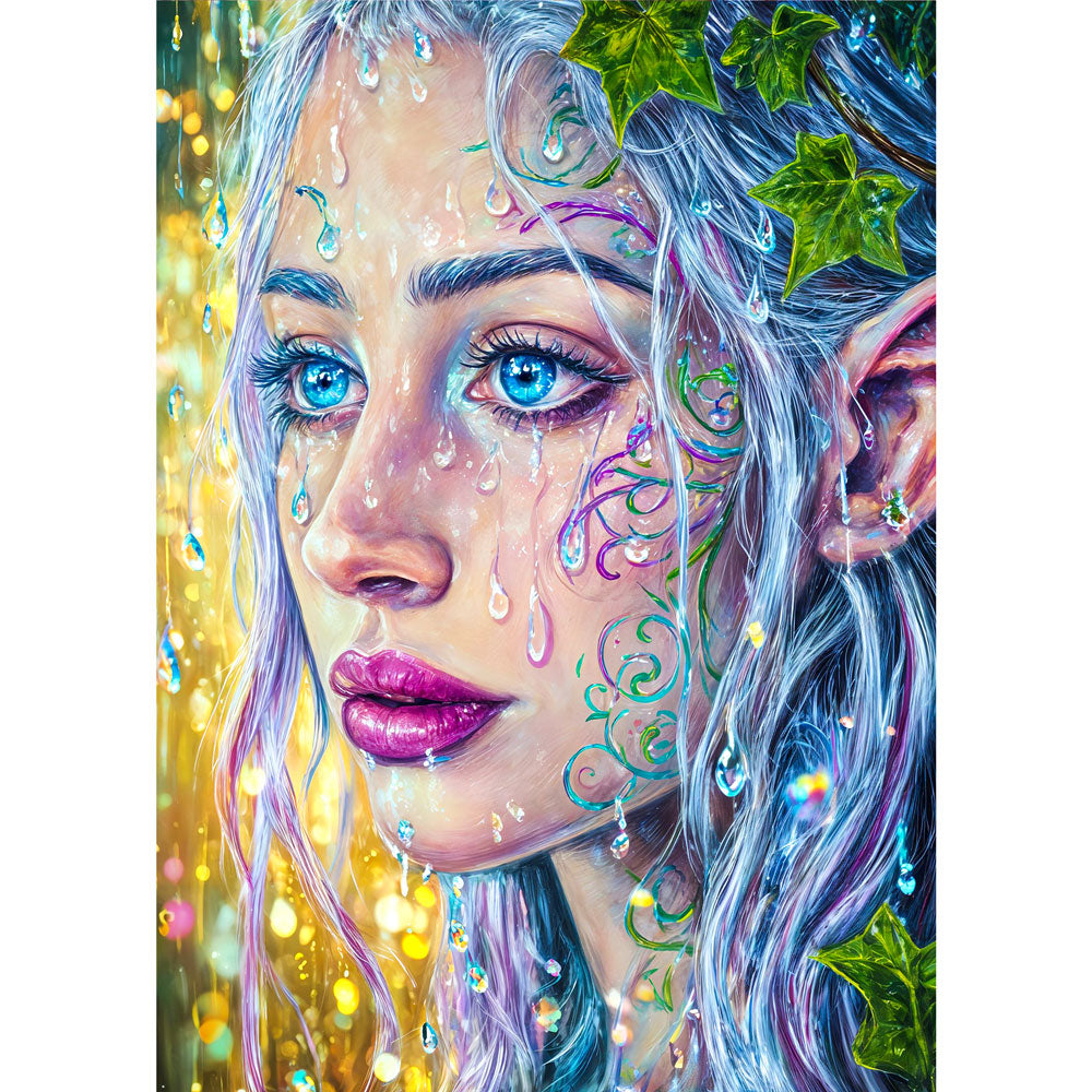 5D Diamond Painting – Elara, die Tränenelfe