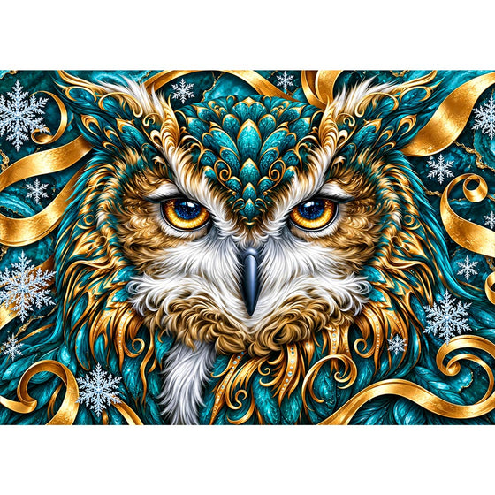 5D Diamond Painting – Elaria, Hüterin des Winterjuwels | Unique Diamond