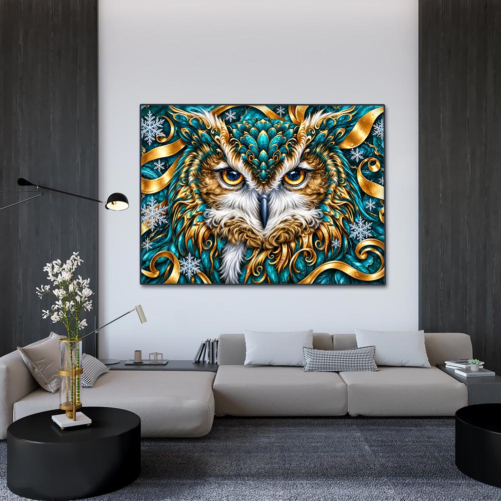 5D Diamond Painting – Elaria, Hüterin des Winterjuwels