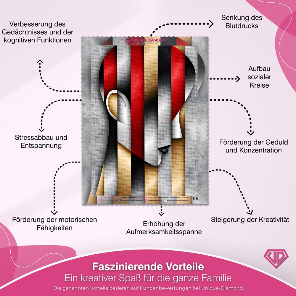 5D Diamond Painting – Elefant der goldenen Formen