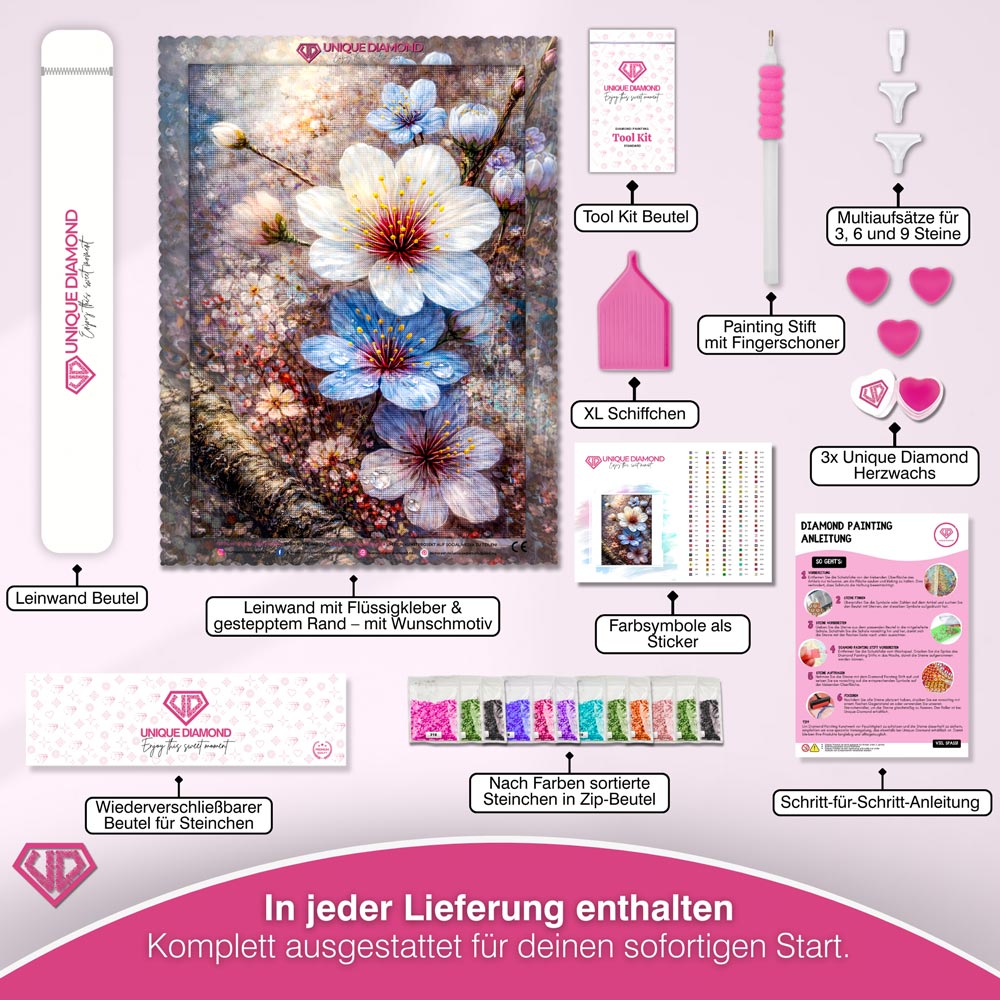 5D Diamond Painting – Elegant Blossom