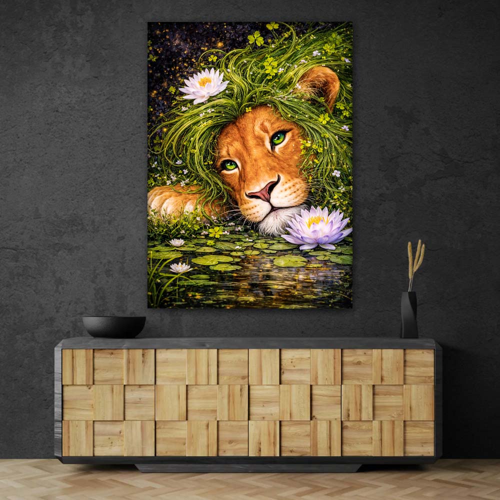 5D Diamond Painting – Elian Smaragdträumer des Sees