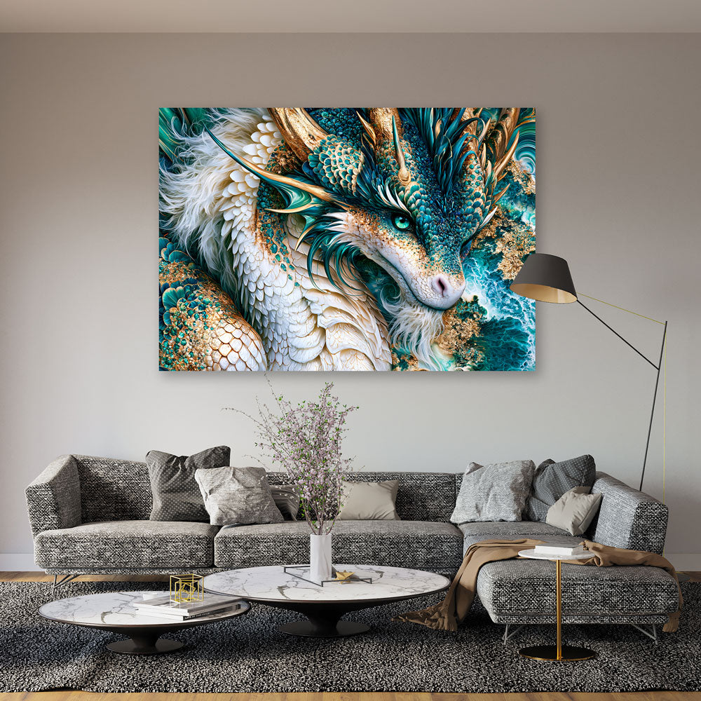 5D Diamond Painting – Elyndra die Smaragddrachin