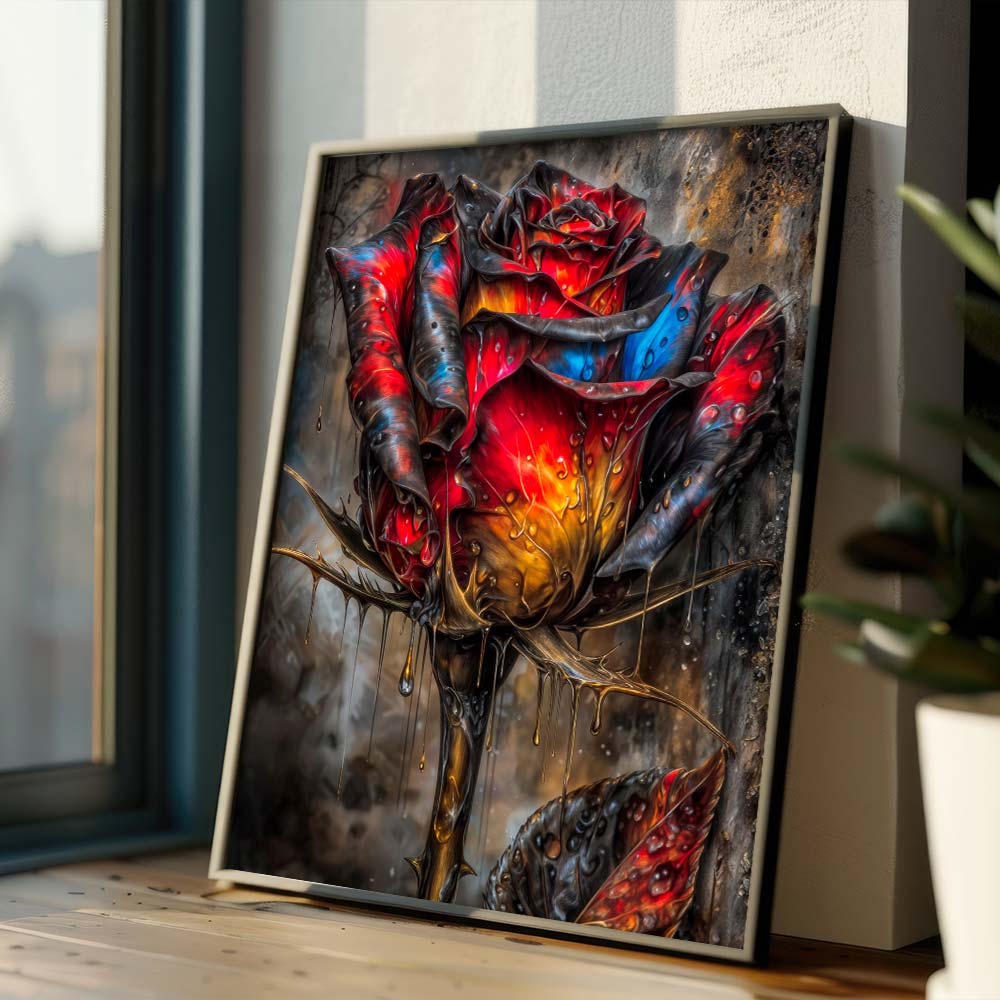 5D Diamond Painting – Ember Rose Unique-Diamond
