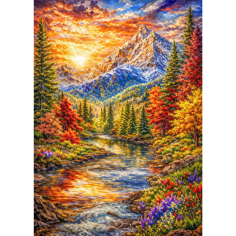 5D Diamond Painting – Emberpeak Serenity Unique-Diamond