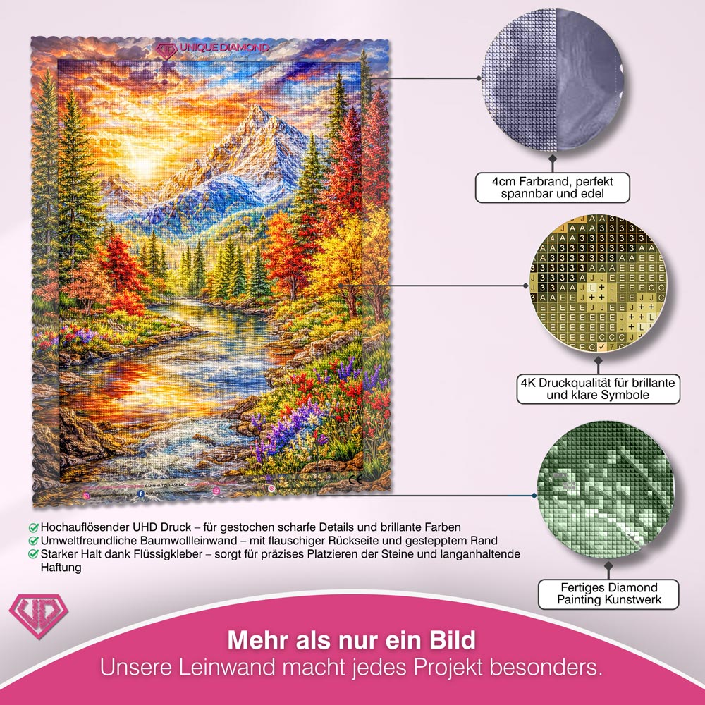 5D Diamond Painting – Emberpeak Serenity Unique-Diamond