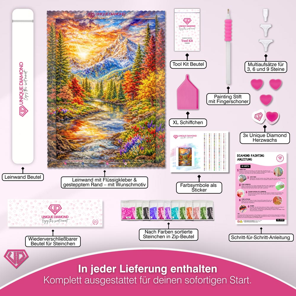 5D Diamond Painting – Emberpeak Serenity Unique-Diamond