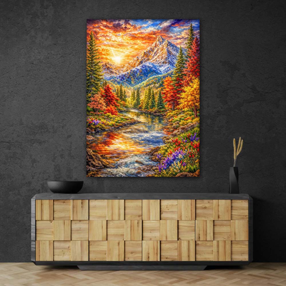 5D Diamond Painting – Emberpeak Serenity Unique-Diamond