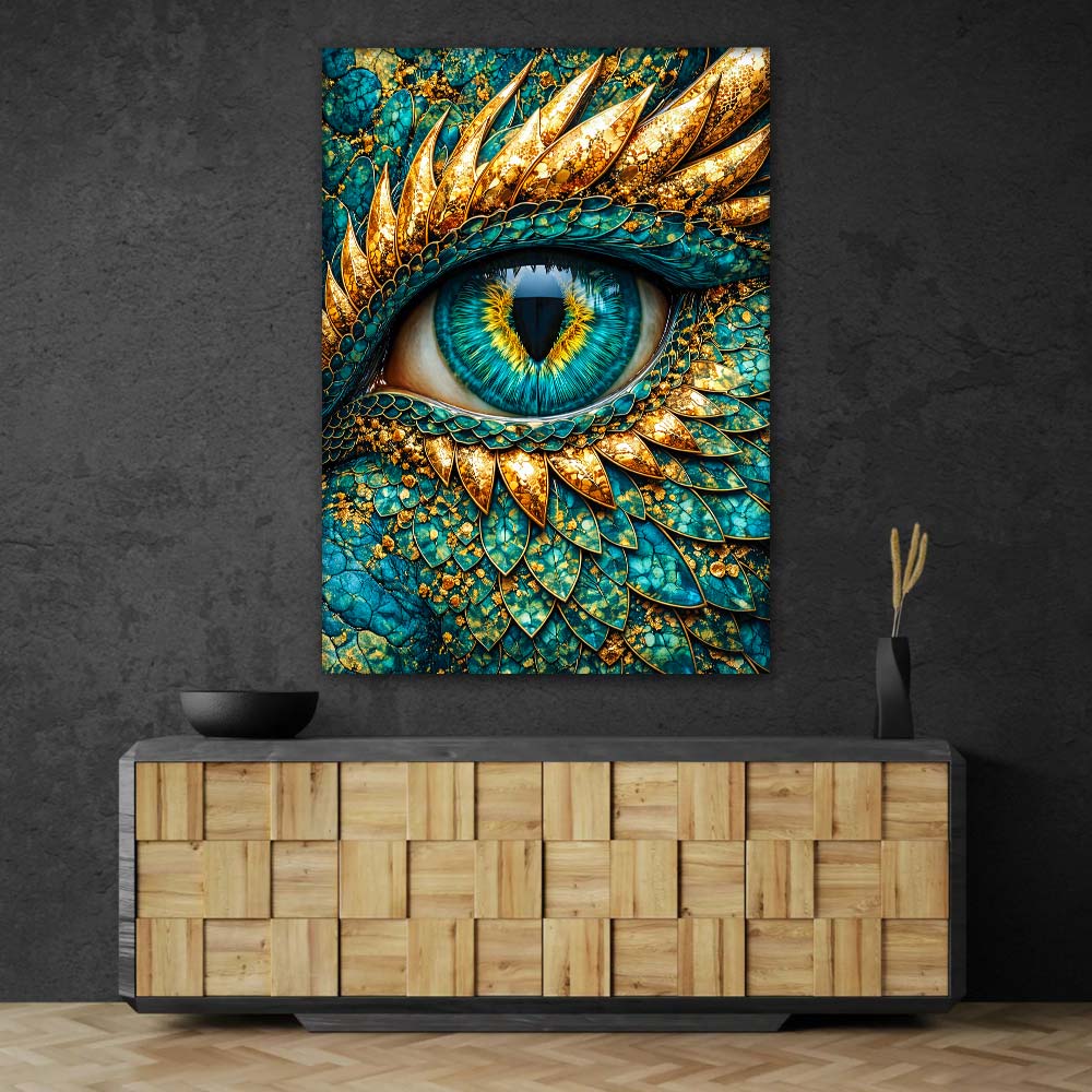 5D Diamond Painting – Emerald Dragon Eye