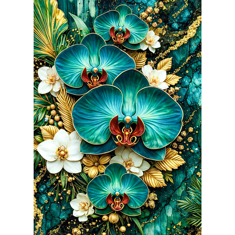 Fleurs Orchidée et Cailloux Zen | Diamond Painting | Broderie Diamant Fleurs Orchidée et Cailloux Zen | Diamond Painting | Broderie Diamant