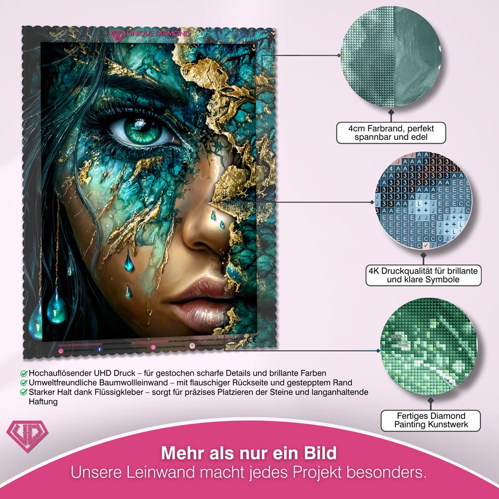 5D Diamond Painting – Emerald Tears of Eternity
