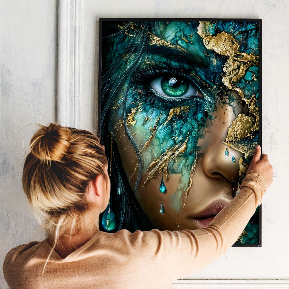 5D Diamond Painting – Emerald Tears of Eternity