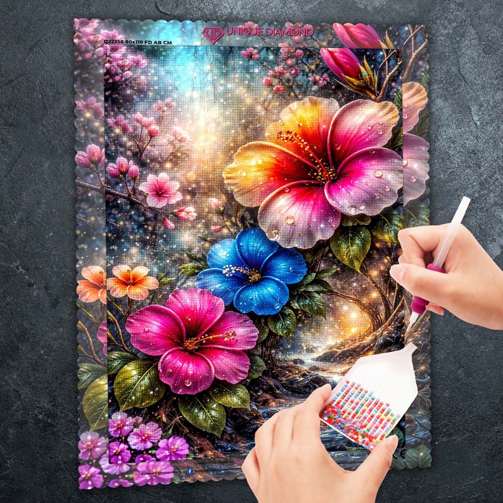 5D Diamond Painting – Enchanted Blossom Stream