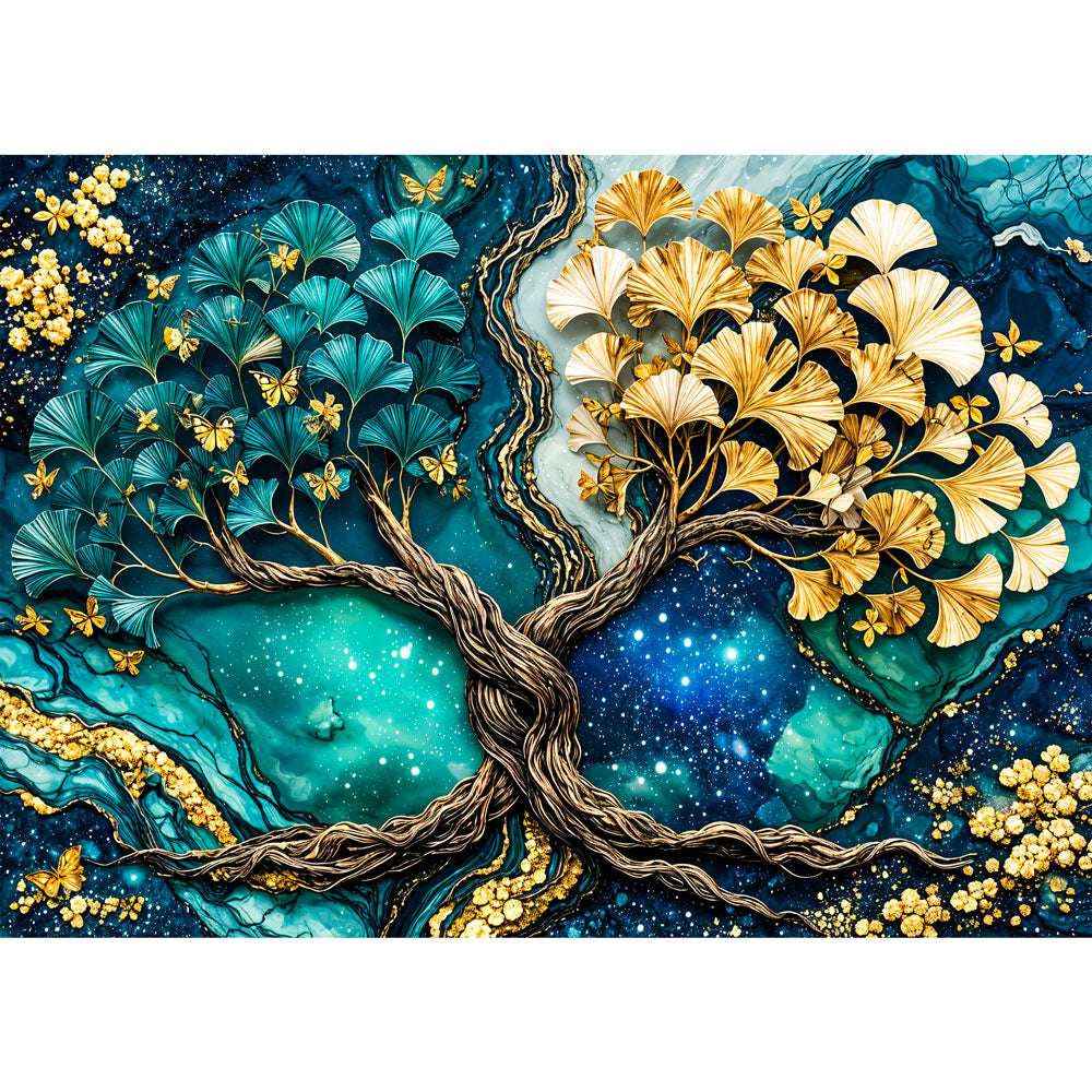 5D Diamond Painting – Eternal Harmony Tree, Unique-Diamond
