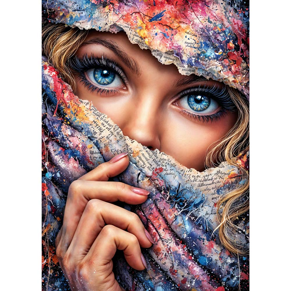 5D Diamond Painting – Eyes of Imagination, Unique-Diamond