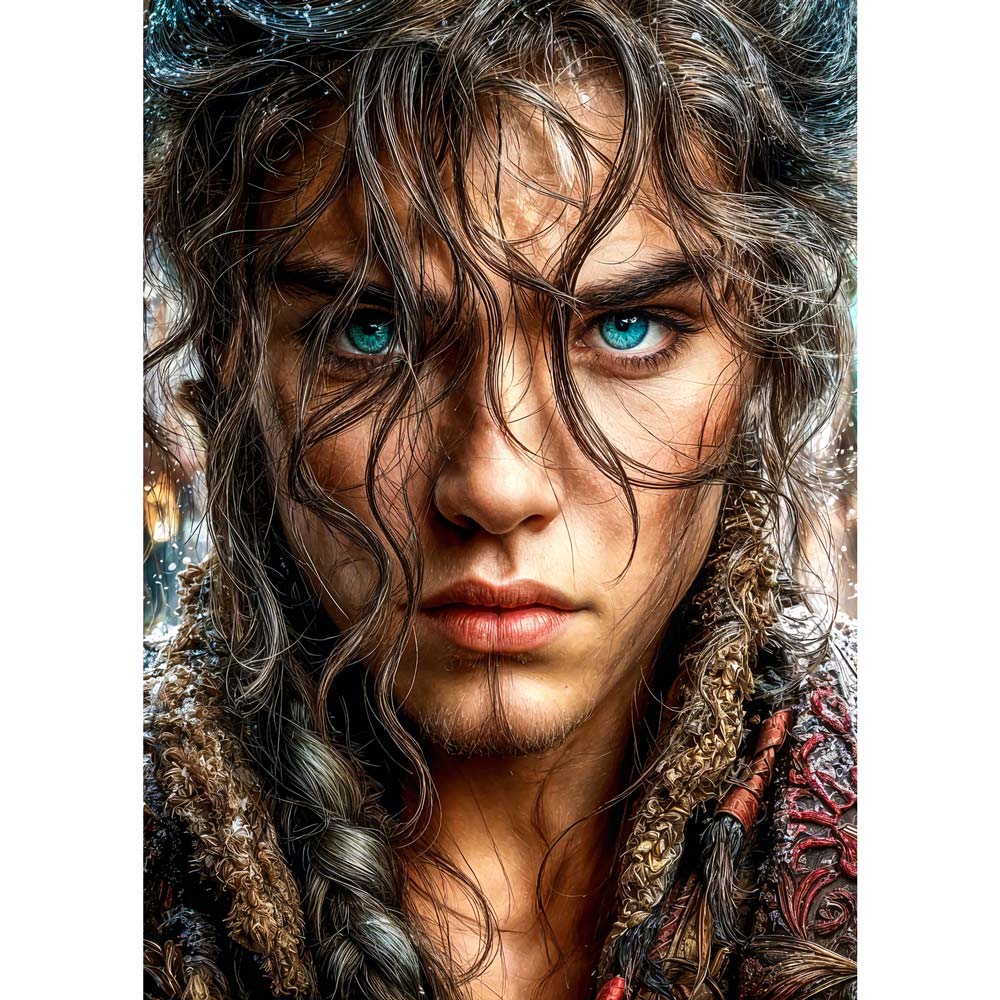 5D Diamond Painting – Eyes of the Storm, Unique-Diamond