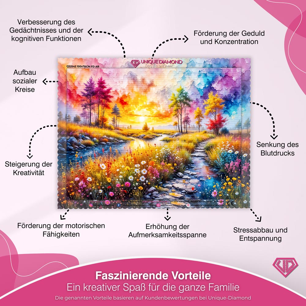 5D Diamond Painting – Farben des Himmels Unique-Diamond
