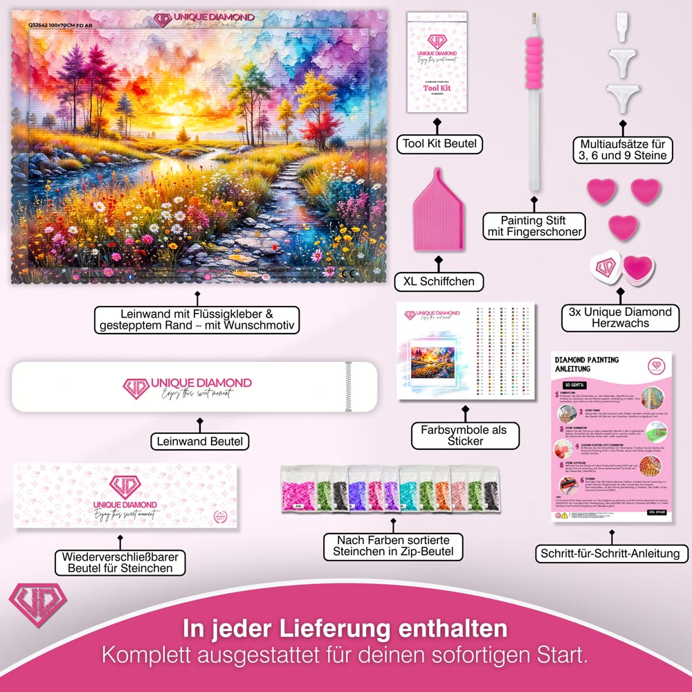5D Diamond Painting – Farben des Himmels Unique-Diamond