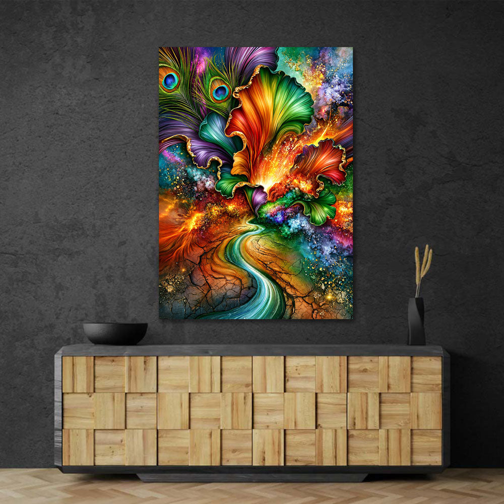 5D Diamond Painting – Farbenstrom der Fantasie