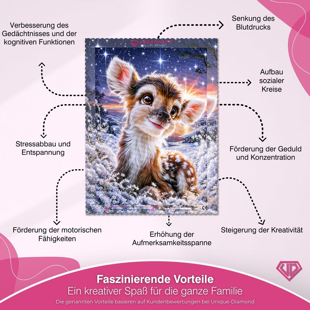 5D Diamond Painting – Finjas Sternenwinter