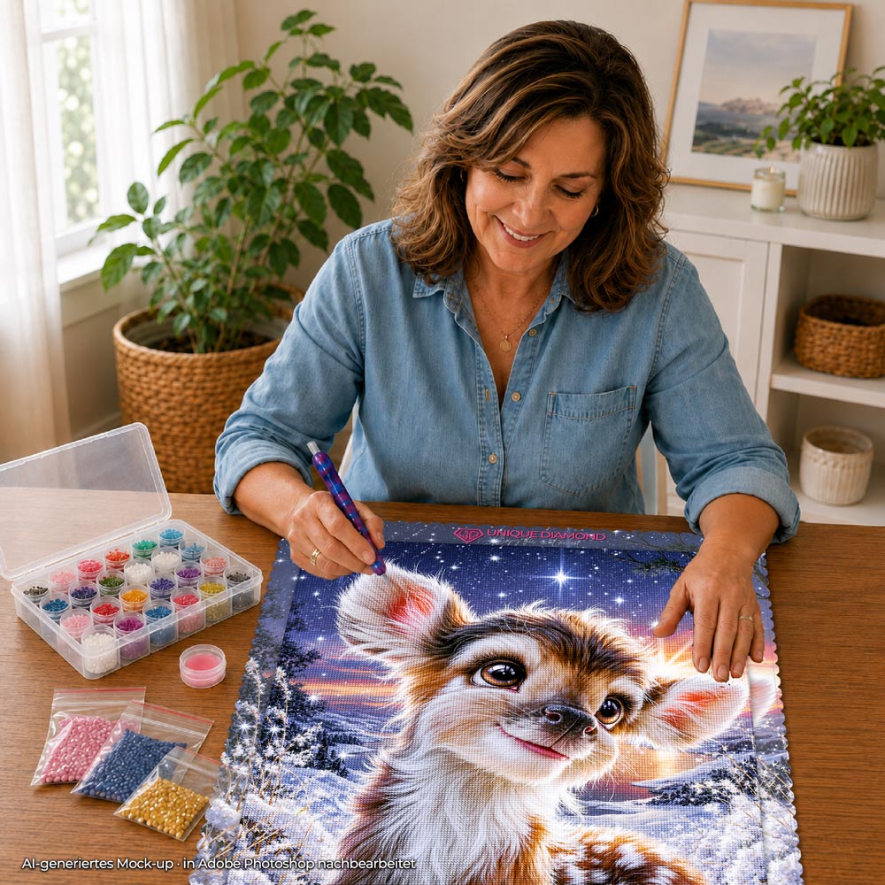 5D Diamond Painting – Finjas Sternenwinter