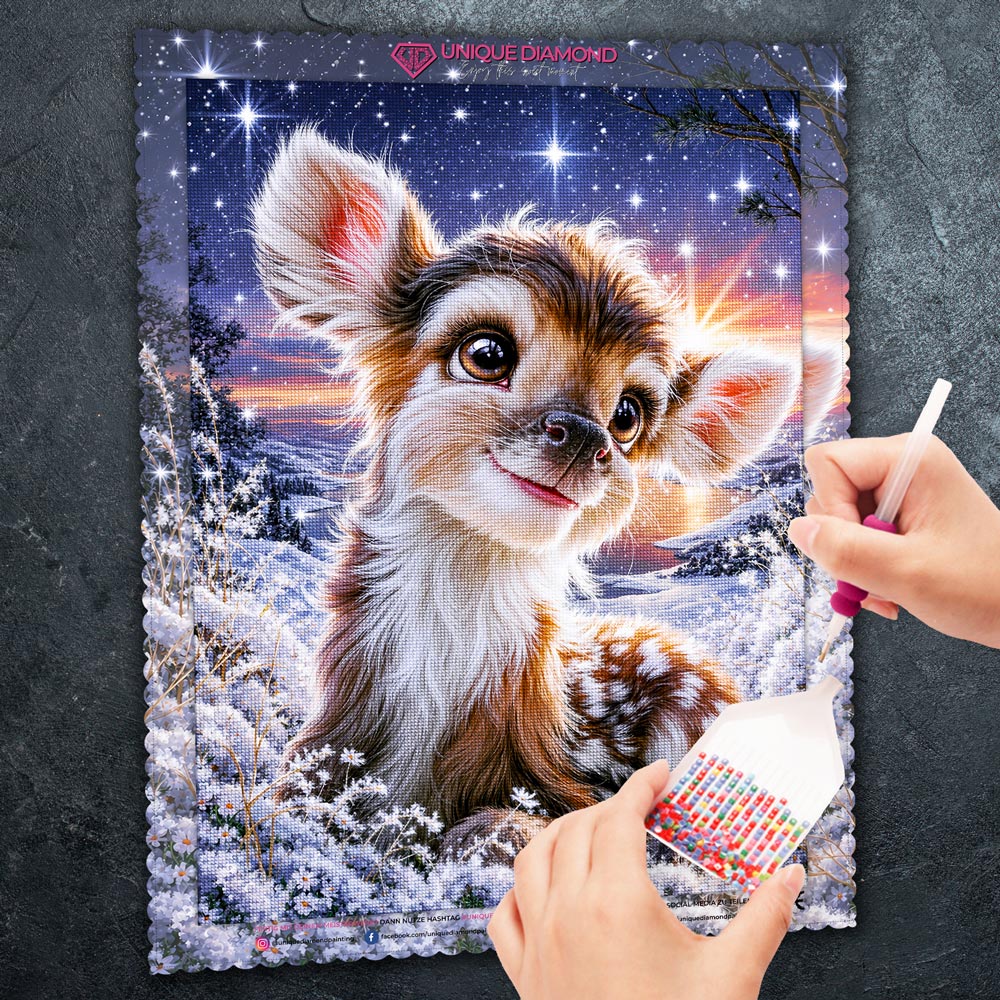 5D Diamond Painting – Finjas Sternenwinter