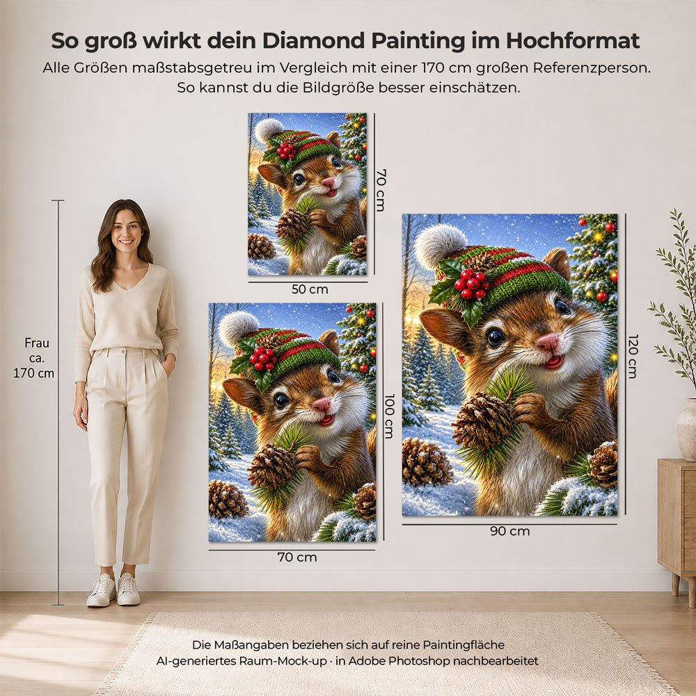 5D Diamond Painting – Finjas Weihnachtszauber