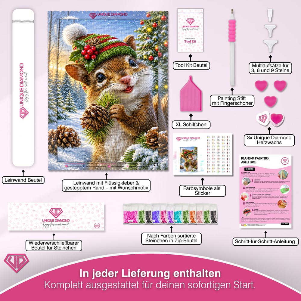 5D Diamond Painting – Finjas Weihnachtszauber