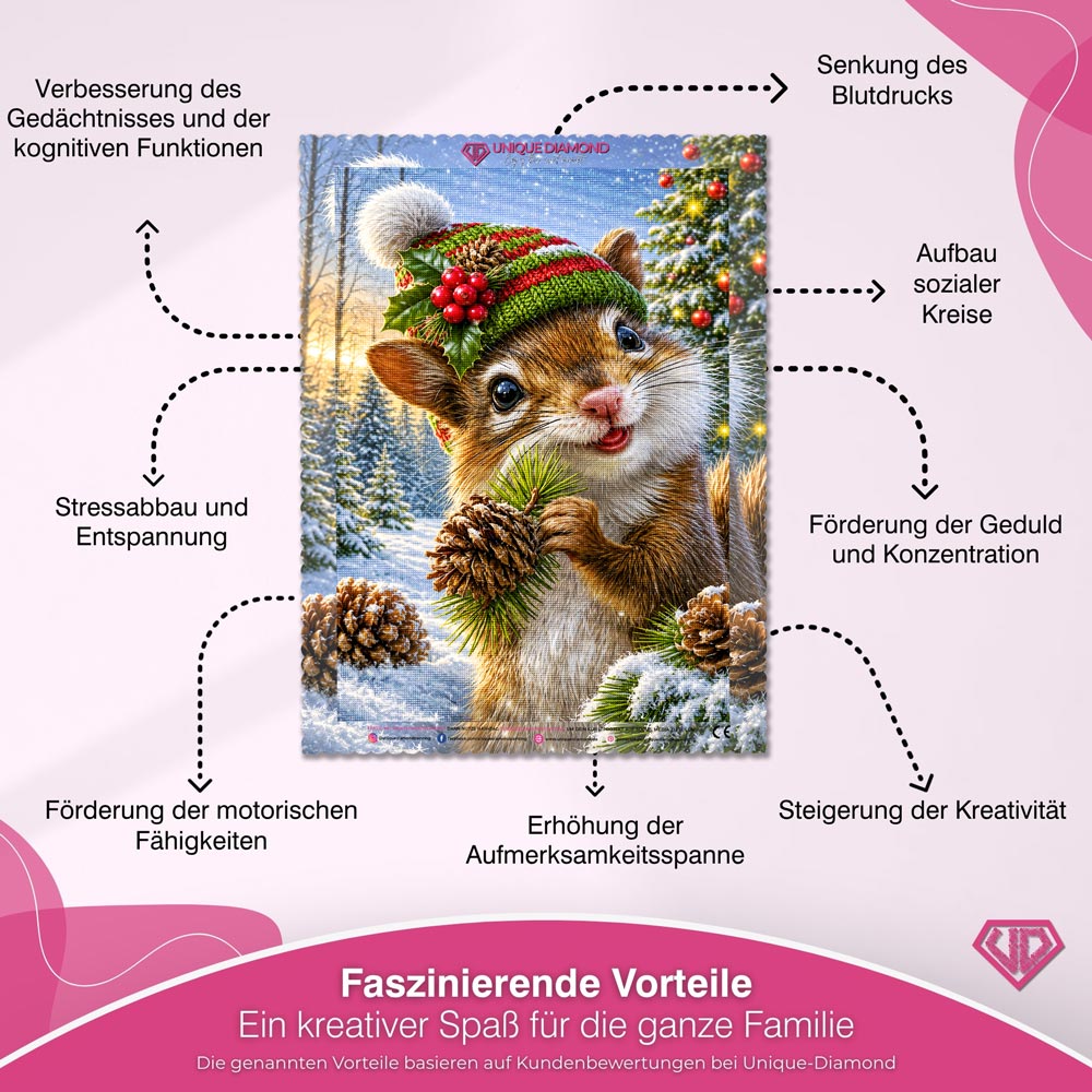 5D Diamond Painting – Finjas Weihnachtszauber