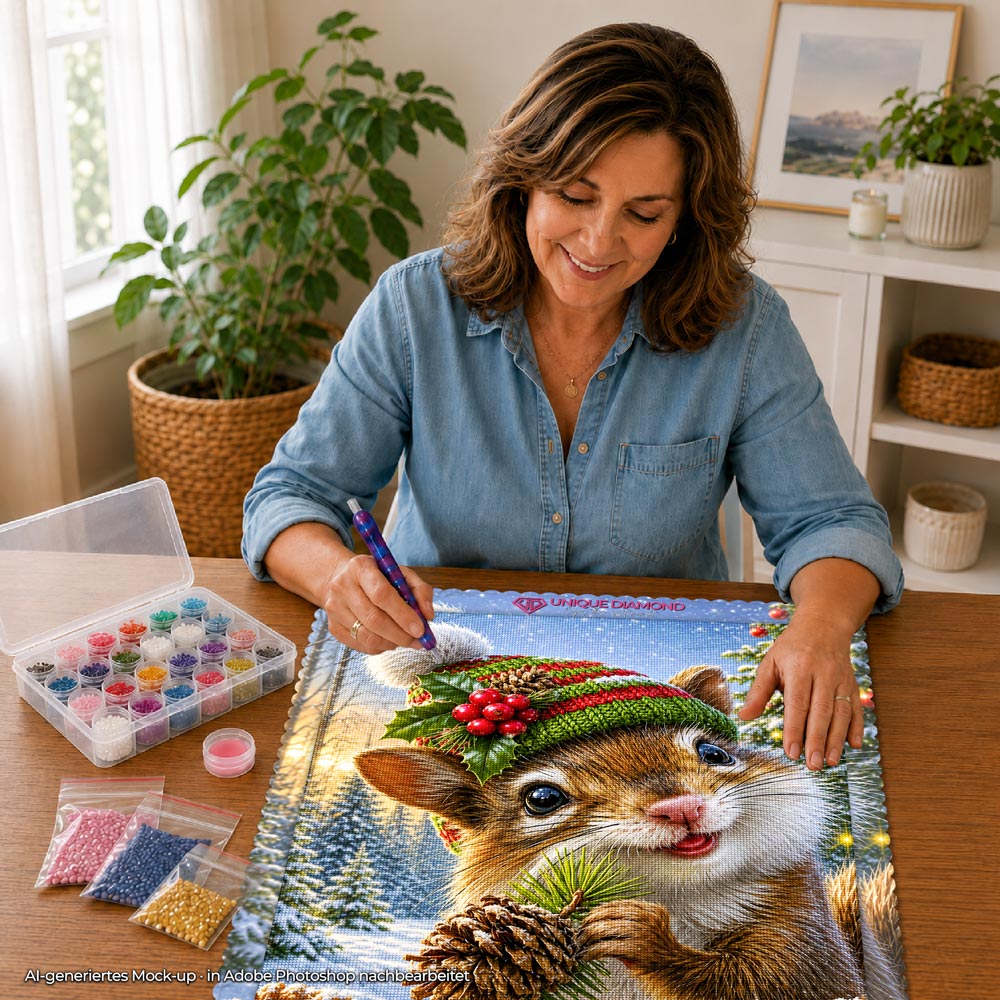5D Diamond Painting – Finjas Weihnachtszauber