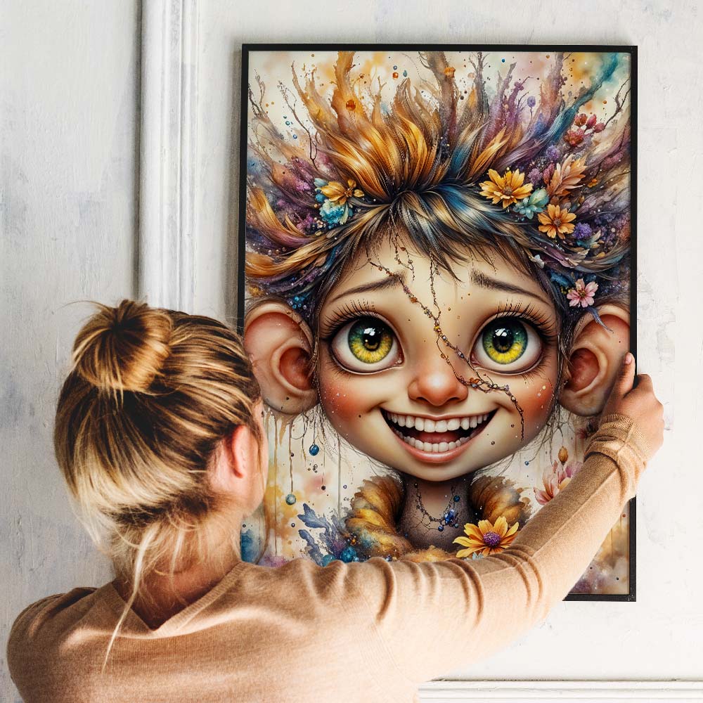 5D Diamond Painting – Finn, das Lachen des Waldes