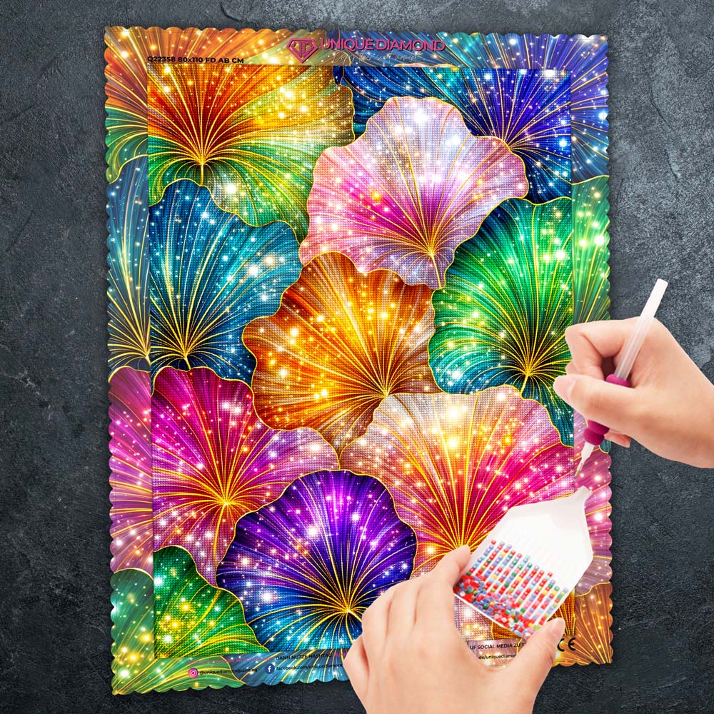 5D Diamond Painting – Fiora Galaxia der Lichtblüten