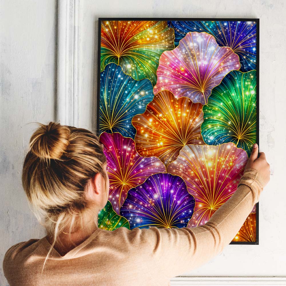 5D Diamond Painting – Fiora Galaxia der Lichtblüten