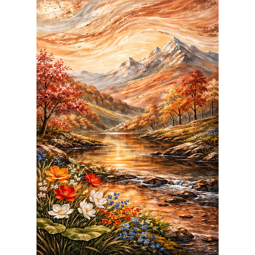 5D Diamond Painting – Flameborn Silence Unique-Diamond