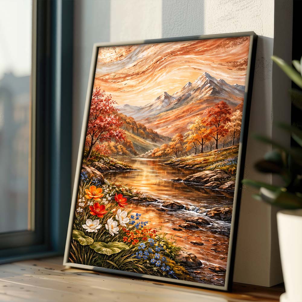 5D Diamond Painting – Flameborn Silence Unique-Diamond