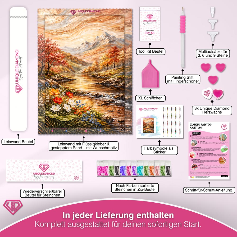 5D Diamond Painting – Flameborn Silence Unique-Diamond