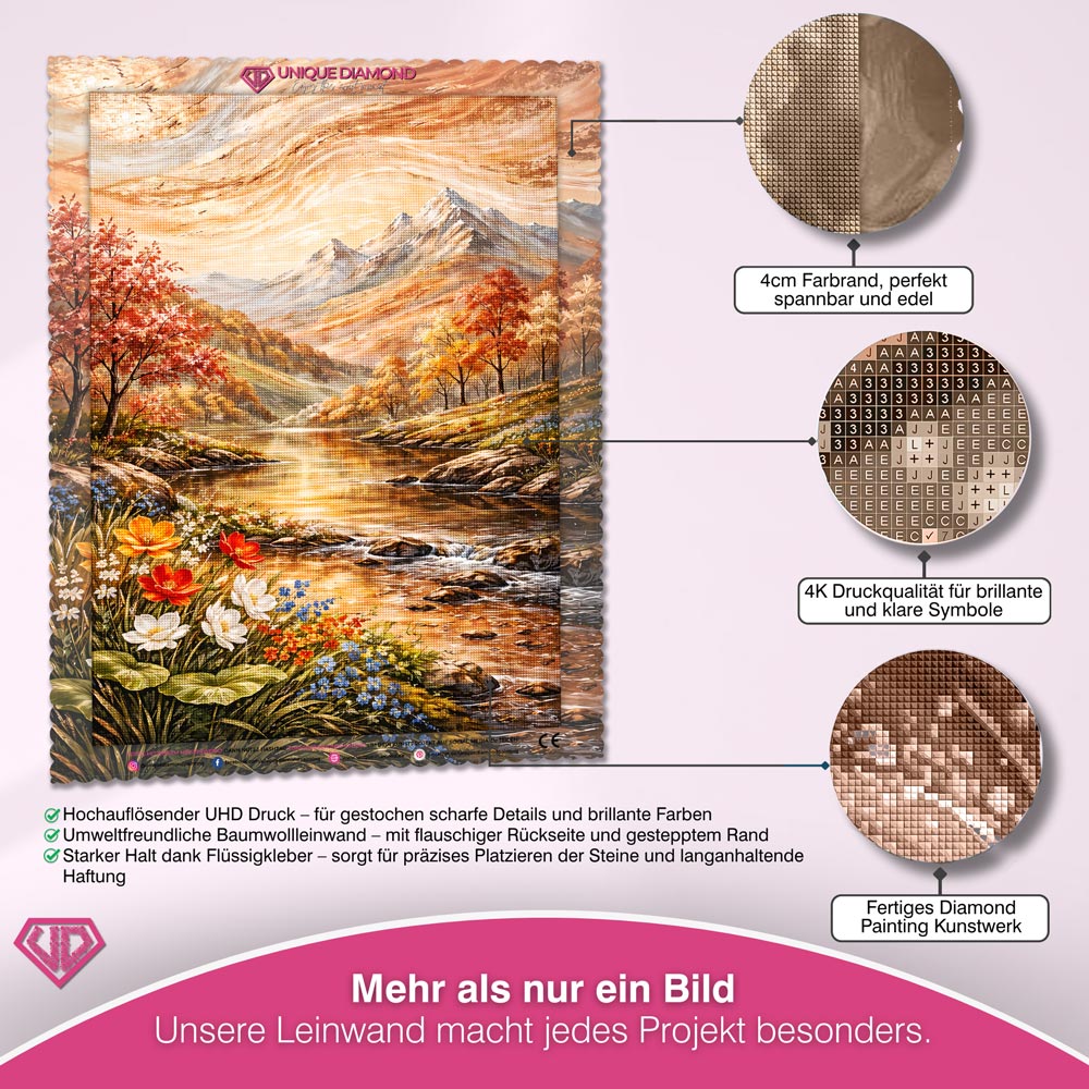 5D Diamond Painting – Flameborn Silence Unique-Diamond