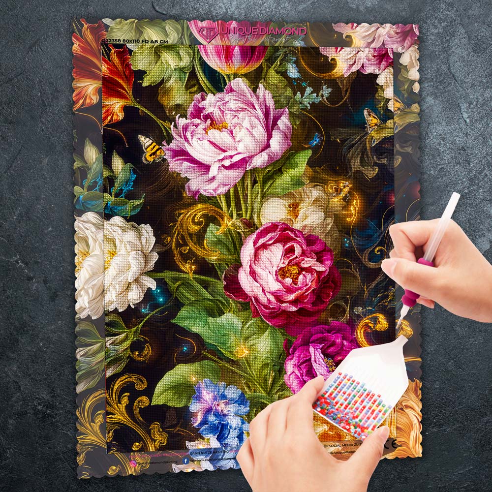 5D Diamond Painting – Floranza Unique-Diamond