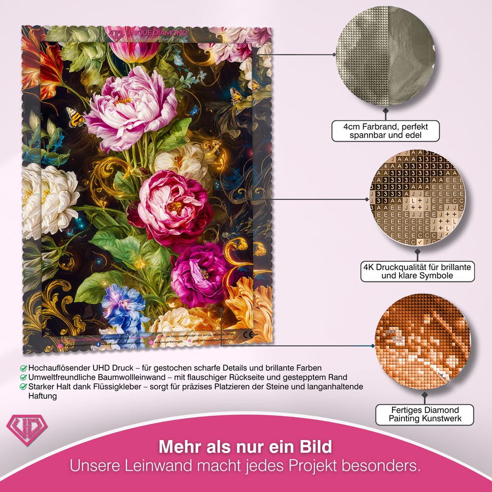 5D Diamond Painting – Floranza Unique-Diamond